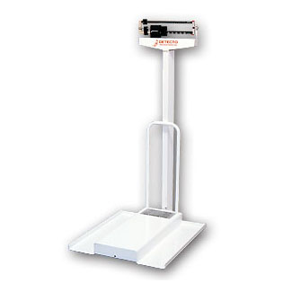 Detecto 485 / 4951 Stationary Wheelchair Scale - Click Image to Close